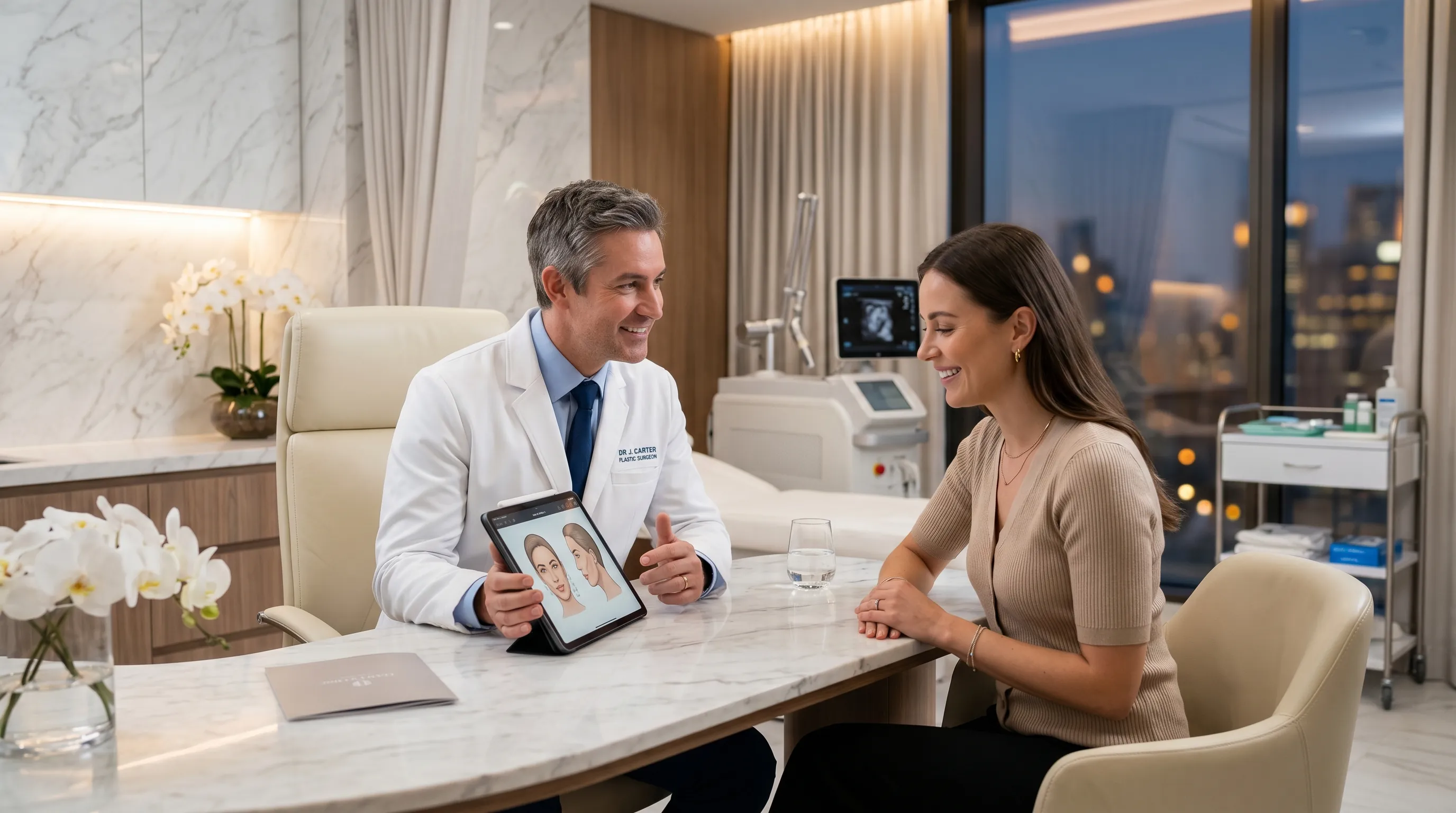 Dr. Sarena Sawlani conducting allergy consultation
